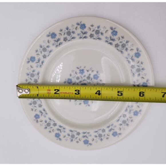 Set of 3 Royal Doulton Galaxy TC1038 Bread Plate China Blue White - Picture 10 of 10